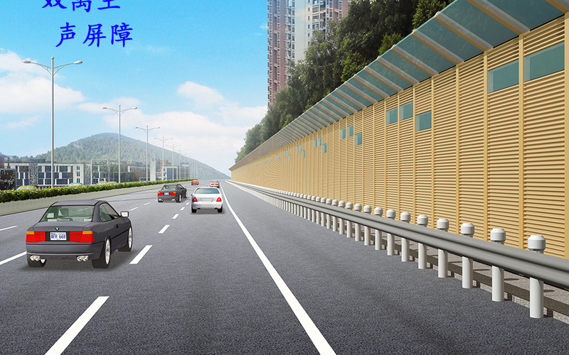 2021年--梅观高速公路茗语华苑段声屏障工程